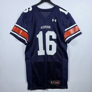 Under Armour Auburn Tigers Football Game Jersey Player Issued Cut Medium #16